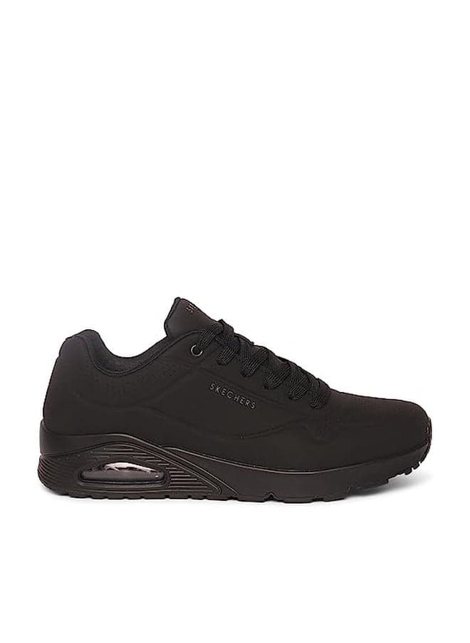 Skechers Men's Uno-Stand on Air Sneaker, Black/Black, 10.5 Wide