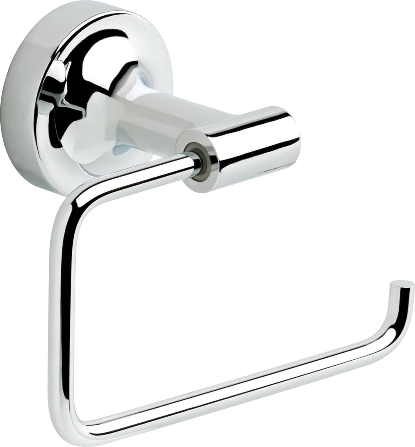 Franklin Brass Voisin 1Pack Toilet Paper Holder Polished Chrome Tissue Roll Holder for Bathroom Organization and Storage European Single Post Toilet Tissue Holder Wall Bathroom Accessories VOI50PC