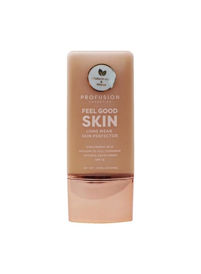 Lightweight Liquid Foundation for a Flawless and Elegant Radiance, Breathable Makeup for Improves Uneven Skin Tone, Cruelty-Free - Medium 3