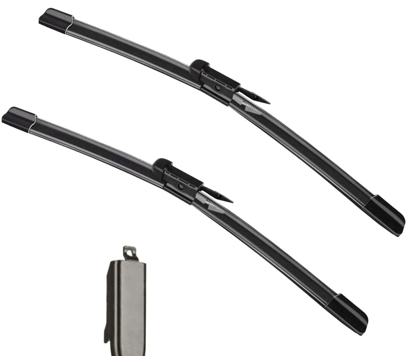 2 Factory Wiper Blades Replacement For Volvo V70 XC70 20052007 XC90 20052015 S80 20042006 S60 20042009 Original Equipment Windshield Wiper Blade Set 2422 Set of 2 Pinch Tab