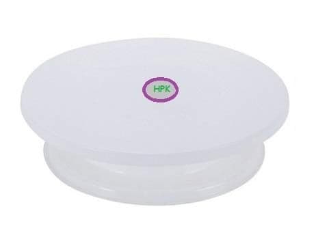 hpk 4 pcs Cake Deco Ration Turn Table with 4pcs Cake icicng Scrapperskuhpkgur18