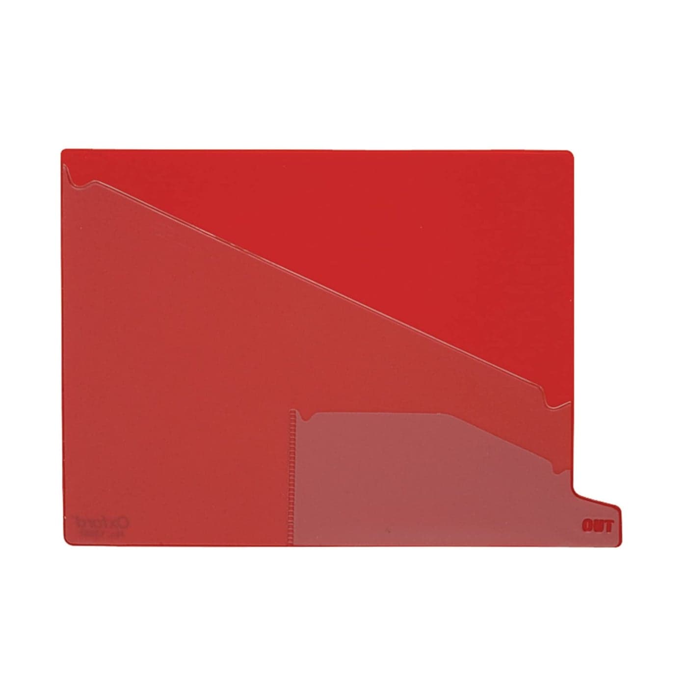 Pendaflex 13561 End Tab Vinyl Outguides Bottom Tab Printed Out 2 Pockets Letter Red 25Bx