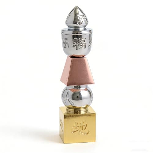 EDOBLUE Feng Shui 5 Color 5 Element Pagoda (6-inch)