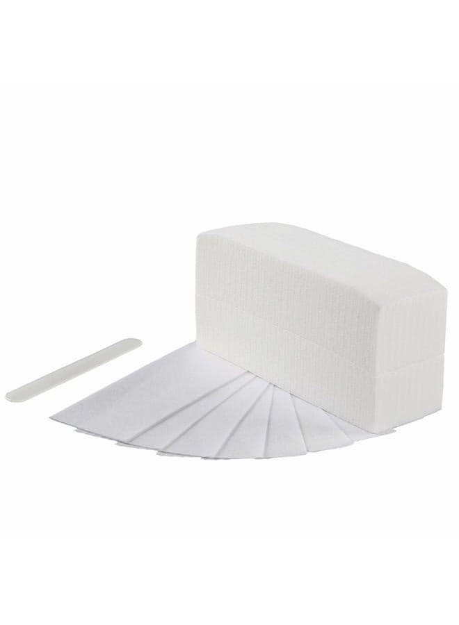 Mirucoo 200 Pieces Large Non-woven Wax Strips for Body and Facial Hair Removal, Salon Quality Epilating Strips