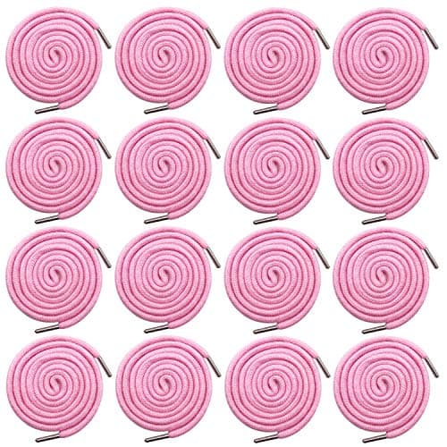 20 Pack Replacement Drawstrings Drawcords for Pants Sweatpants Hoodies Scrubs Jackets Shorts Tool 53" Long (Pink)