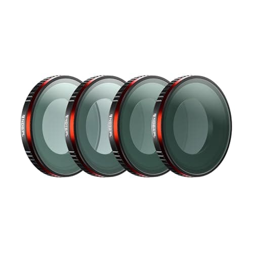 Freewell Bright Day Filter Kit for Insta360 GO Ultra ND8PL ND16PL ND32PL ND64PL Filters for Polarization and Light Control in Bright Conditions