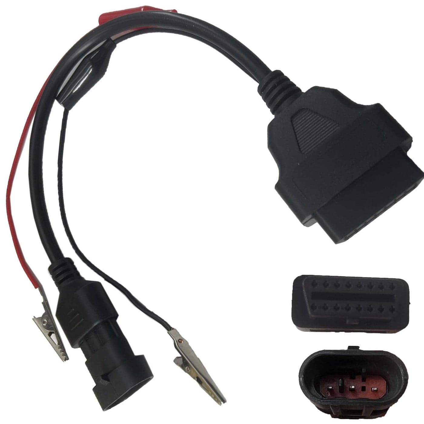 DEVMO 3 Pin to 16 Pin OBD2 Adapter Connector Diagnostic Cable Compatible with Fiat Alfa Lancia