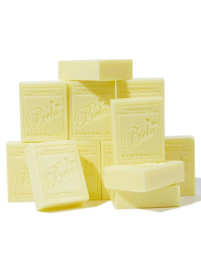 Bath & Beauty, Honeysuckle, Triple French Milled Moisturizing Soap Bars, No Harsh Ingredients, 3.5 oz each - 12 Pack