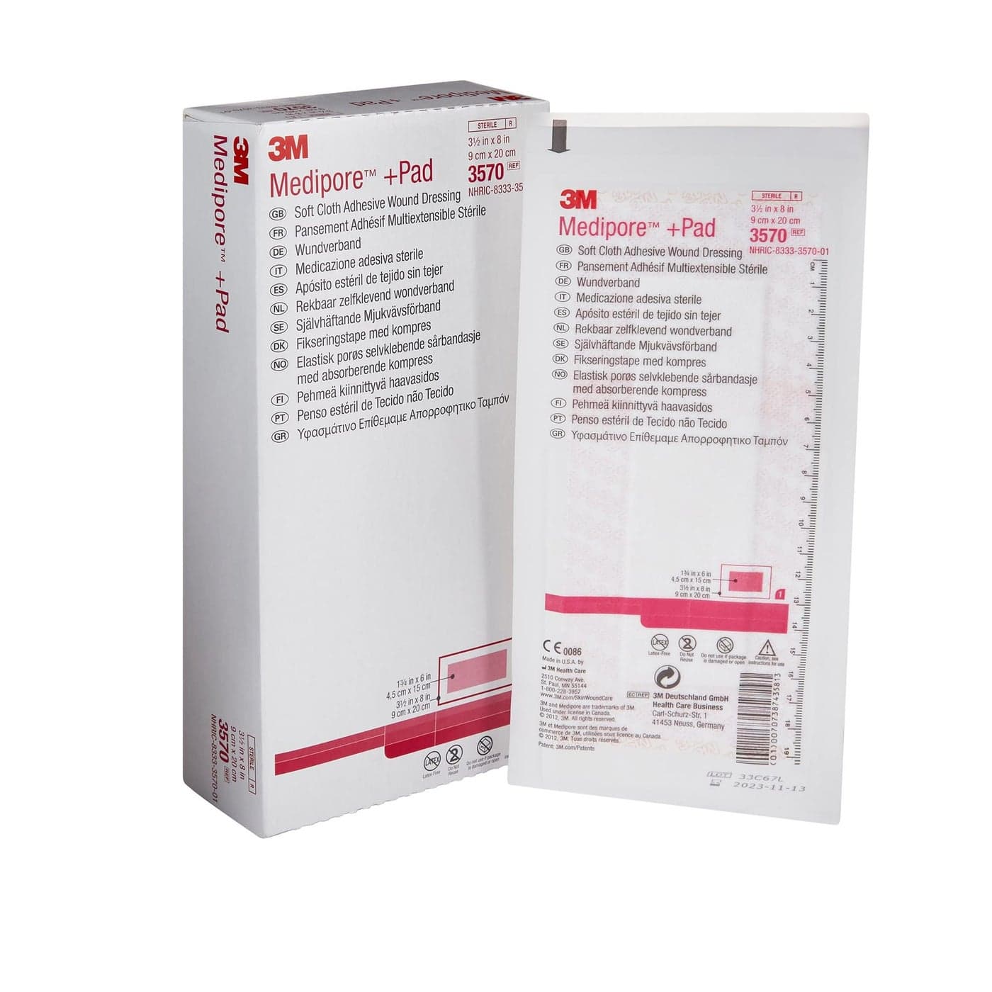 3M MEDIPORE PAD Soft Cloth Adhesive Wound Dressing