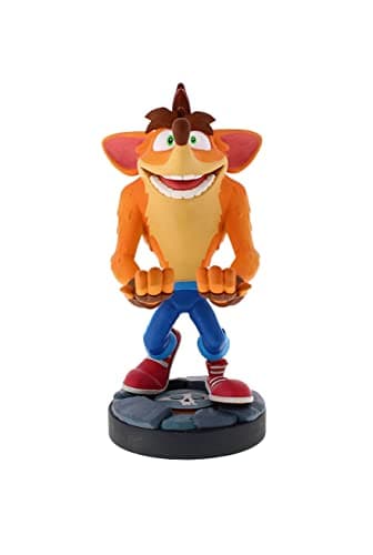 Exquisite Gaming Crash Bandicoot Cable Guys Controller Holder Phone Stand Device Organizer