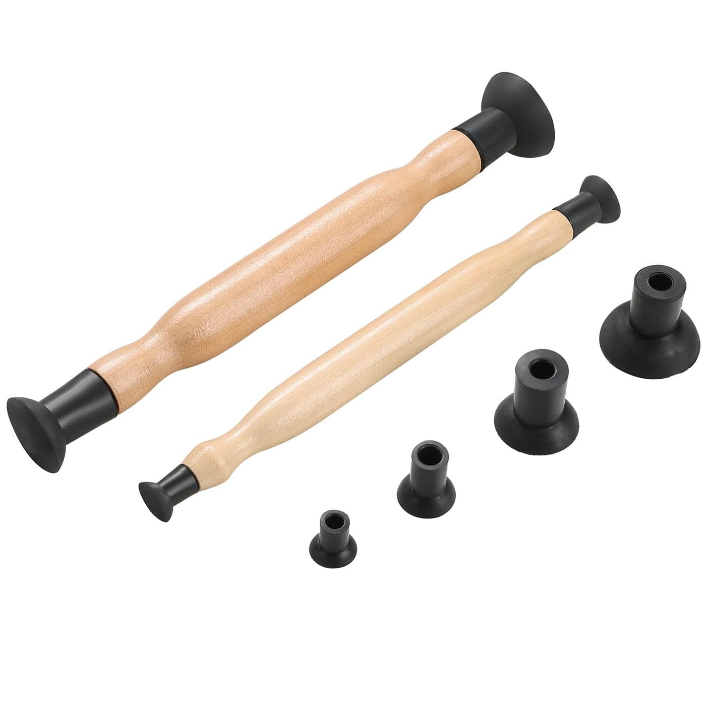 Acymner Valve Lapper Tool Set with 4 Suction Plates Double Ended Valve Hand Lapping Grinding Sucker Kit Suitable for Vehicle Maintenance and Repair