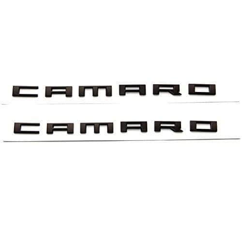 Yoaoo 2Pack OEM Letter Emblem 3D Badge Compatible with Zl1 1LE Rs Ss Zl1 Z28 Matte Black