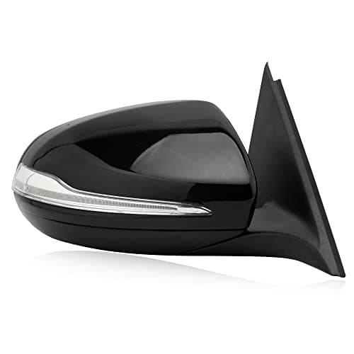 MOFOAP W205 Side Mirror for 2015-2021 Mercedes Benz C Class C180 C260 C300,Mercedes Passenger Side Door Mirror with Electrical Folding/Blind Spot/Heated/LED Turning Signal Light/Memory/Puddle Lights