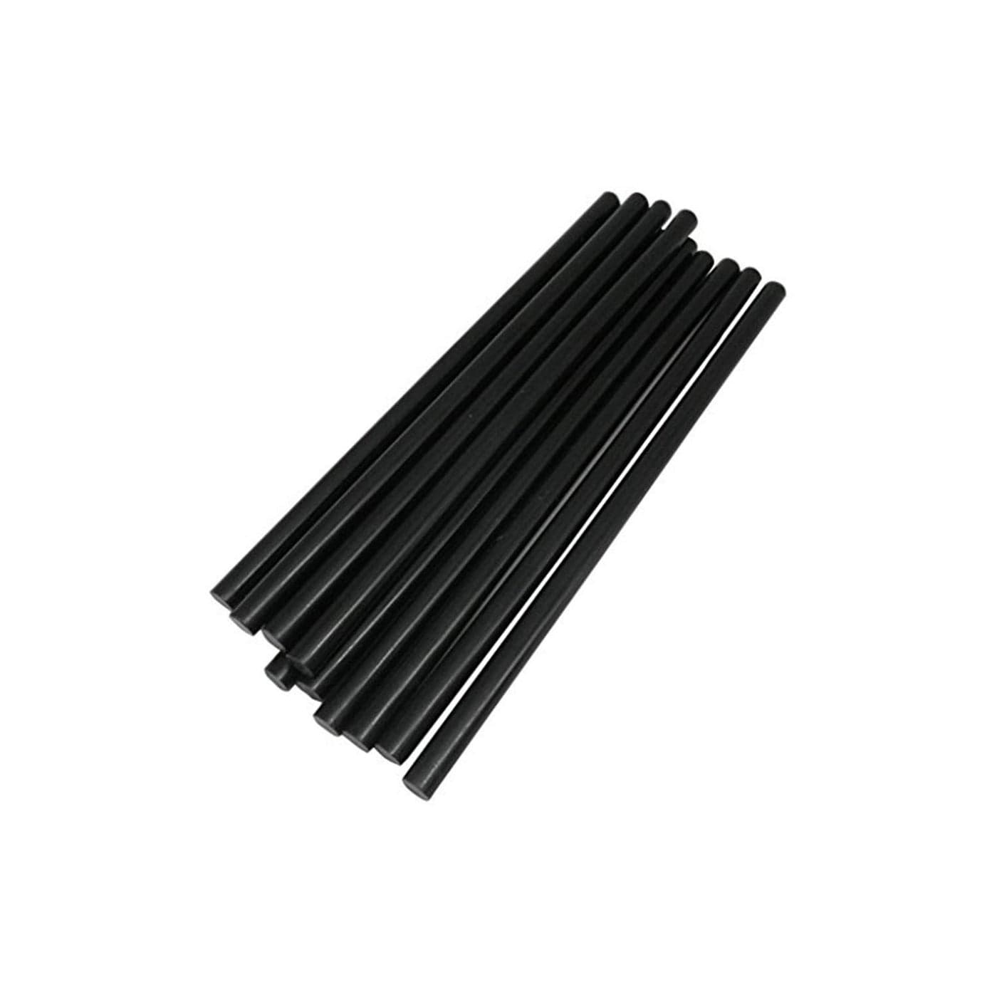 TRENDBOX Pack of 10 Black 11mmx270mm Hot Melt Glue Sticks Strips Melting Adhesive for Handmade Craft DIY Home Office Project Craftwork Fix Repairs