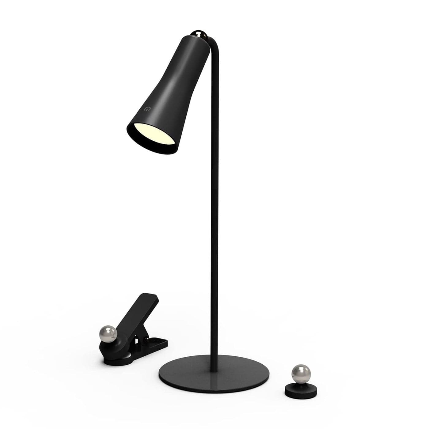 PARSPAR 4 in 1 Magnetic LED Desk Lamp Table Lamp for Study Desk Light with Powerful Neodymium Magnets Adjustable Brightness Reading Lamp USB C Charging