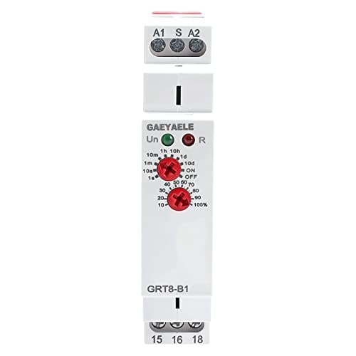 GAEYAELE Delay Off Time Relay Electronic 16A AC230V with CE Certificate (GRT8-B1,A230)