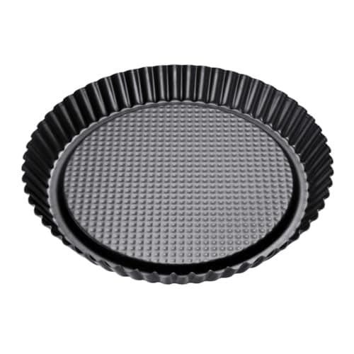 Zenker Non-Stick Carbon Steel Flan/Tart Pan, 11-Inch, grey
