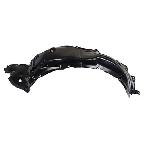 TRQ Front Left Inner Fender Liner Black Drivers Side Compatible with 2009-2010 Lexus IS250 LX1248118