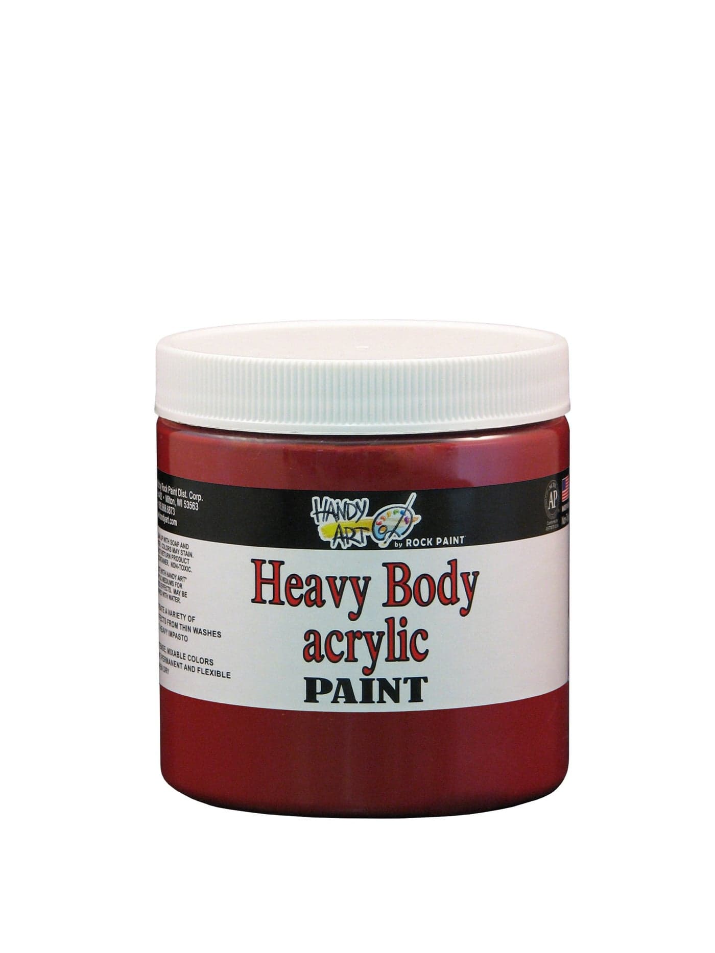 Handy Art Nu Master Heavy Body Acrylic Paint 8 ounce Alizarin Crimson