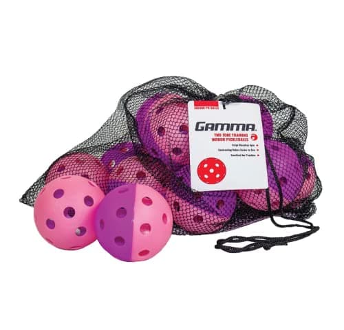 GAMMA Two Tone Recreation Training Indoor Pickleball 12/Pk