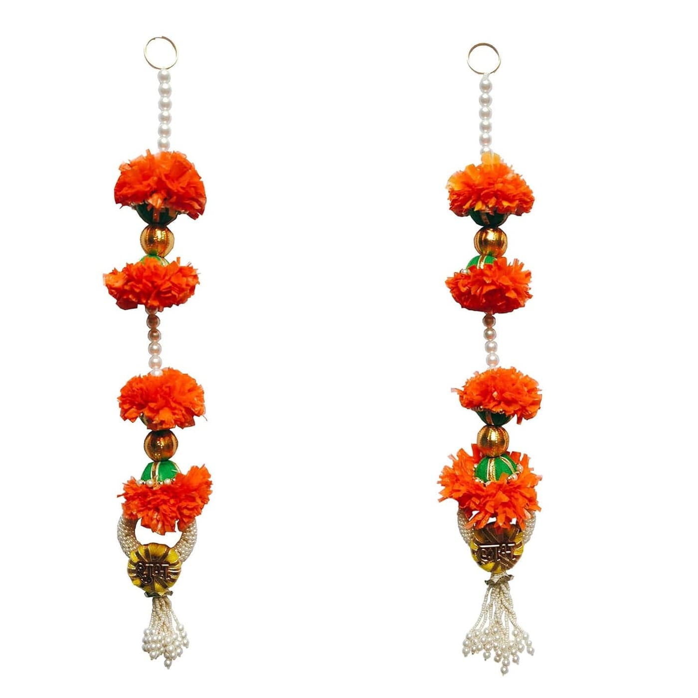 Buyent Side toran for Door shubh labh Door Hanging Unique Hanging toran for Door Fancy Main Door Home Door Dussehra Diwali Navratri Occasion Decoration Set of 2