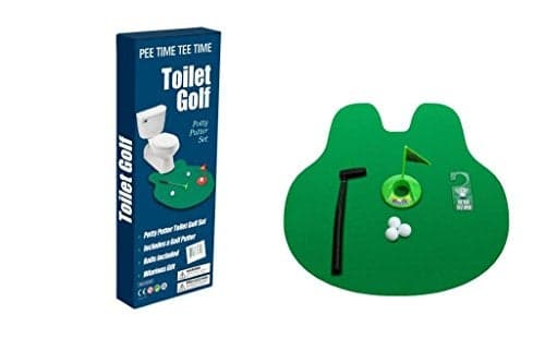 EZ Drinker Toilet Golf Joke Novelty Set Play Golf on The Toilet