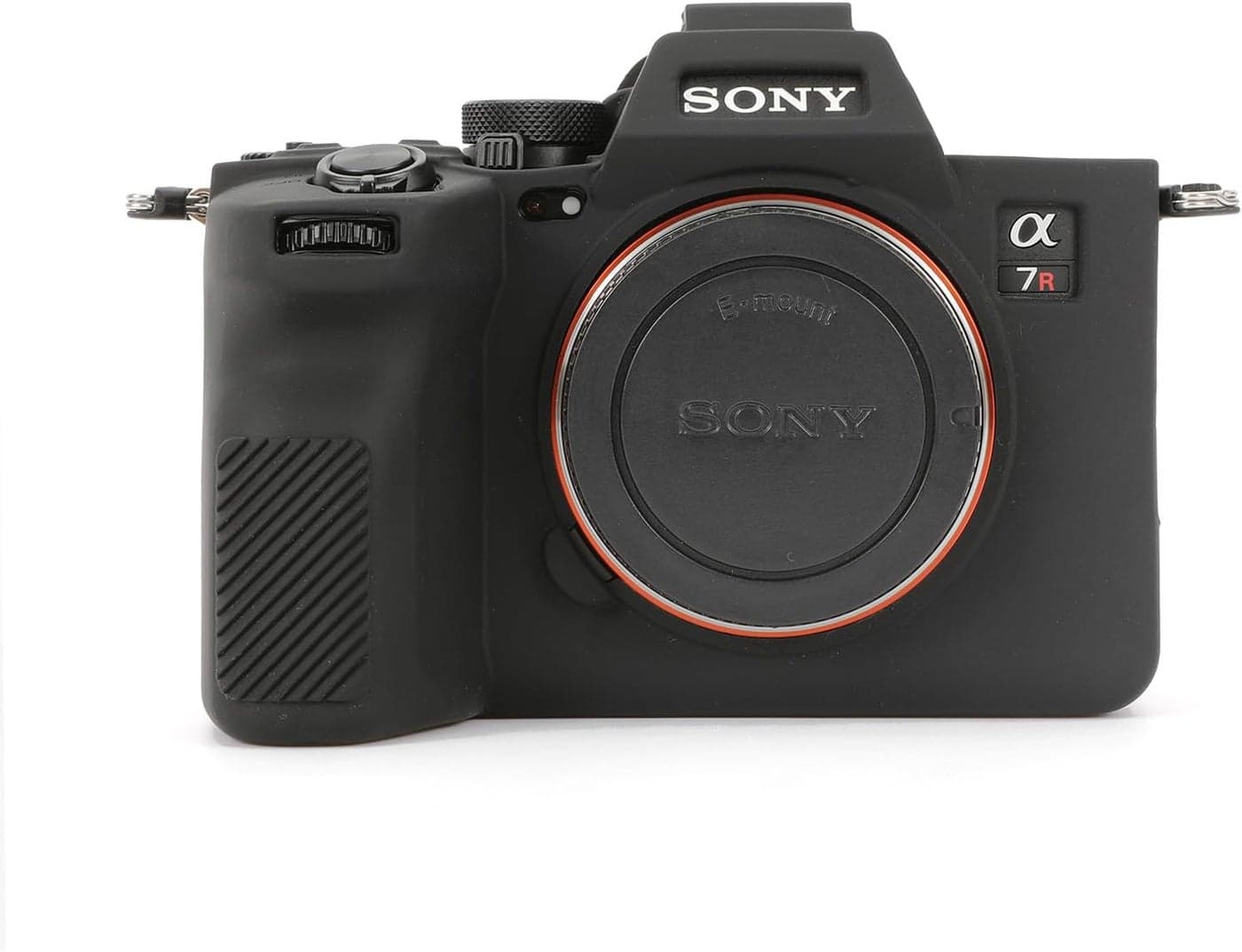 Rieibi Accessory for Sony A7RV Case Soft Silicone Protective Case for Sony A7R5A7R VAlpha 7R VA7RVA7R 5A7RM5 Digital Camera Lightweight A7 RV Camera Case Grip Body Skin Black