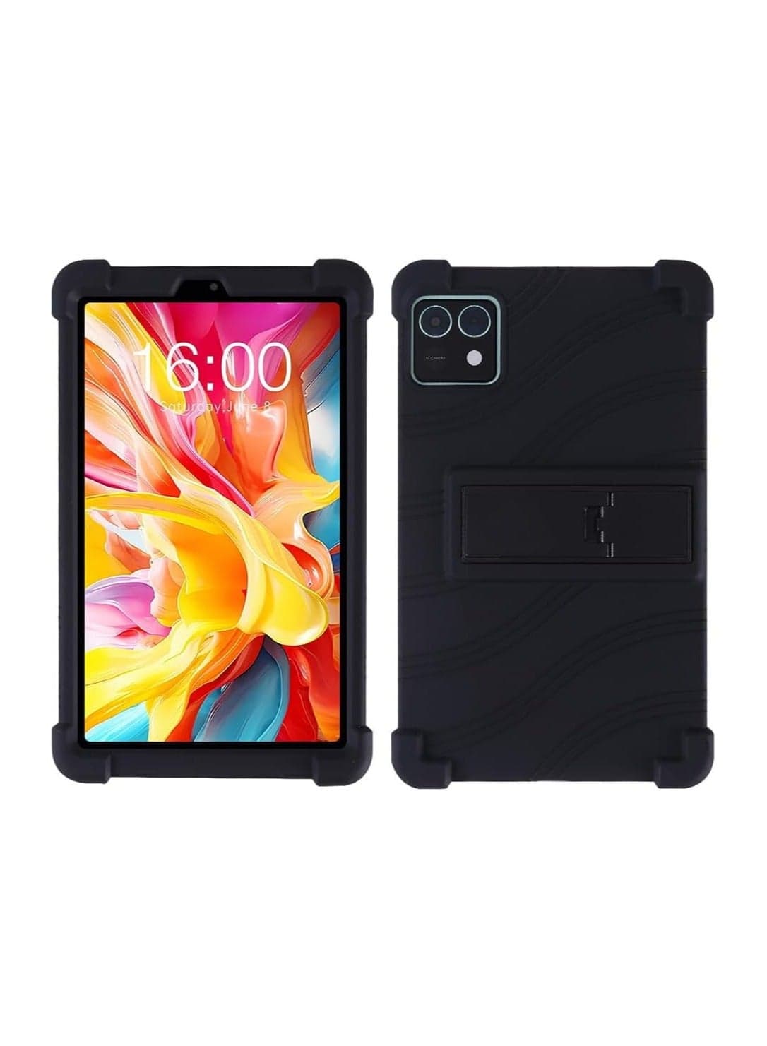 Compatible with Teclast T50 Mini 8.7-inch 2025 Tablet Case, Soft Silicone Adjustable Stand Case Suitable for Children
