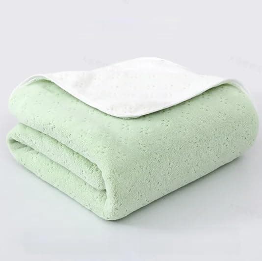 Khillayox Microfiber Coral Fleece Towels for Bath Texture Luxury Soft Highly Absorbent 400 GSM Bath Towel (70x140 cm) Quick Dry Bath Towel Pack of 1