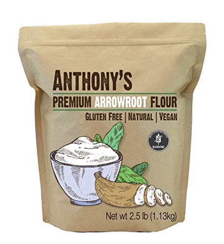 Anthonys Premium Arrowroot Flour Powder 25 lb Gluten Free Non GMO Cornstarch Alternative