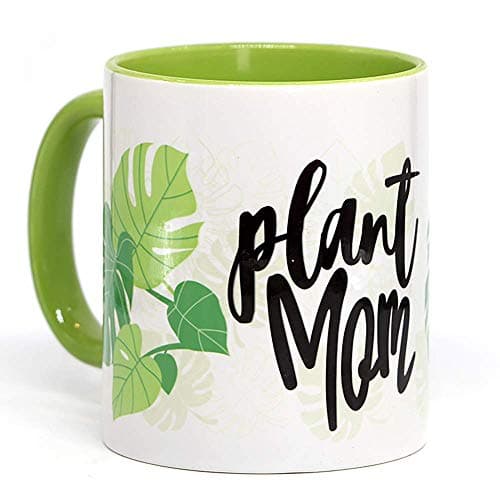 Lazy Gardener Plant Mom Ceramic Coffee| Tea or Green Tea Mug | Cute Mug for Mom to Gift on Birthday/Mother’s Day Printed on Ceramic (325ml)