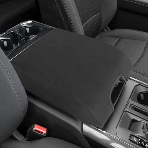 JOYTUTUS Center Console Cover Compatible with 20152020 F150 20172022 F250 Super Duty F350 F450 20182024 Ford Expedition Neoprene Armrest Cover for Middle Arm Rest Bucket Seat Only