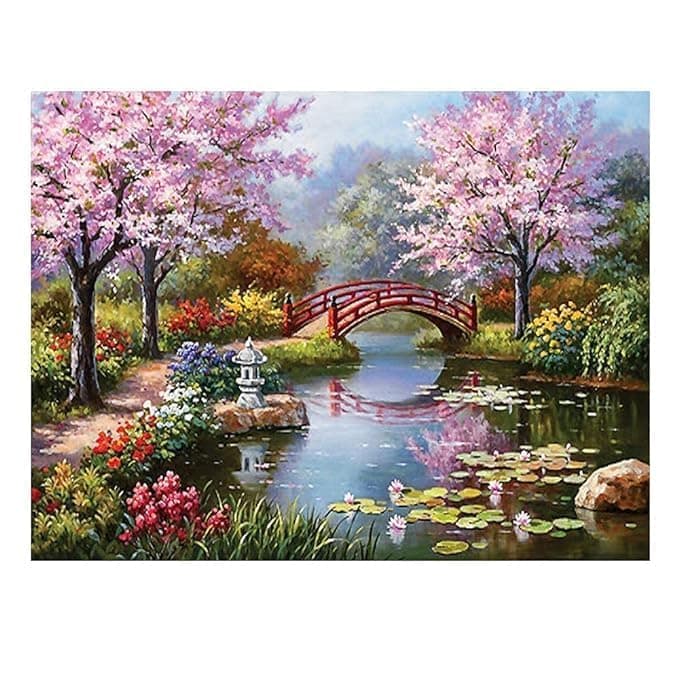 UDEETA MART DIY 5D Diamond Painting by Number Kits Full Drill Rhinestone Embroidery Cross Stitch Pictures Arts Craft for Home Wall Decor