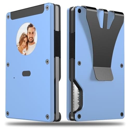 Smart Metal Wallet with Custom 4Color EInk Screen DoubleTap to Show Contact Info Builtin Find My Tracker iOS Only RFIDBlocking Metal Design Holds 12 Cards Removable Cash Clip