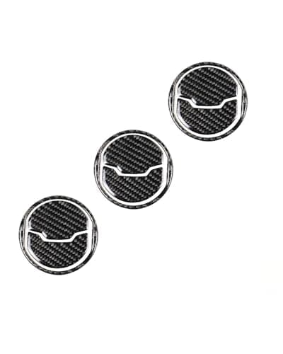 YOKOOHITECH Center Dashboard AC Vent Cover DecorationCenter Dashboard AC Vent Cover Decoration Compatible with Ford Mustang 20152020 Carbon Fiber ben206anjian