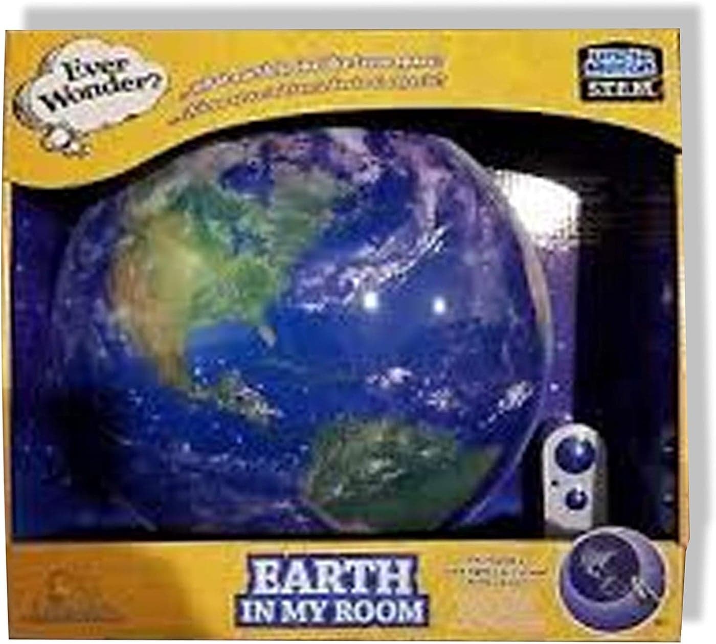 Uncle Milton Earth in My Room - Illuminated Globe with Remote Control