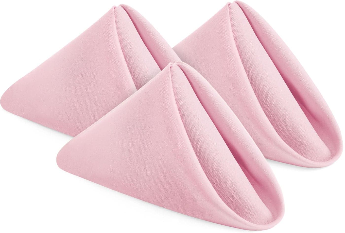 Utopia Home Pink Cloth Napkins 12 Pack 20x20 Inches Ideal Dinner Napkins for Party Wedding and LunchDinner