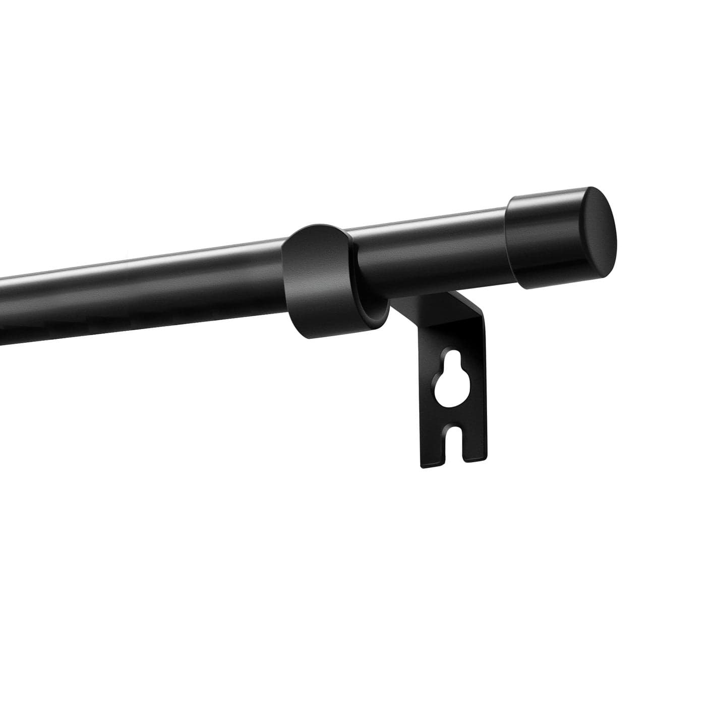 Alskarhem Black Curtain Rods for Windows 30 to 45 Inch58 Inch Small Curtain Rod Set With Brackets