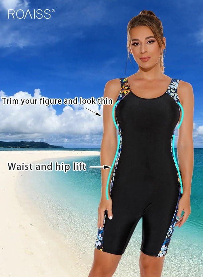 Women's One Piece Backless Swimsuit Versatile Surf and Sports Bathing Suit Designed for Conservative Beachwear Backless Design, Tummy Control Silhouette, and Comfortable Jumpsuit Style for Swimming, Surfing, and Summer Vacations