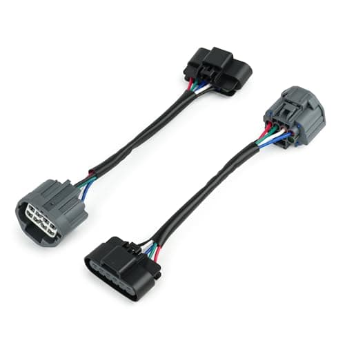 2PCS HID to Halogen Headlight Wiring Adapter Headlamp Conversion Swap Harness Left Right for GMC Acadia 2007-2012 Driver Passenger Side 22938889 22938888