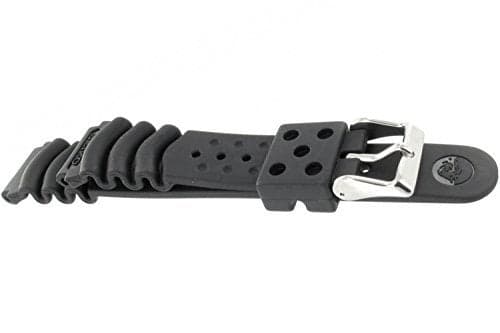 Seiko 4HX0JB Genuine "Monster" Diver Strap 20mm, Black Rubber