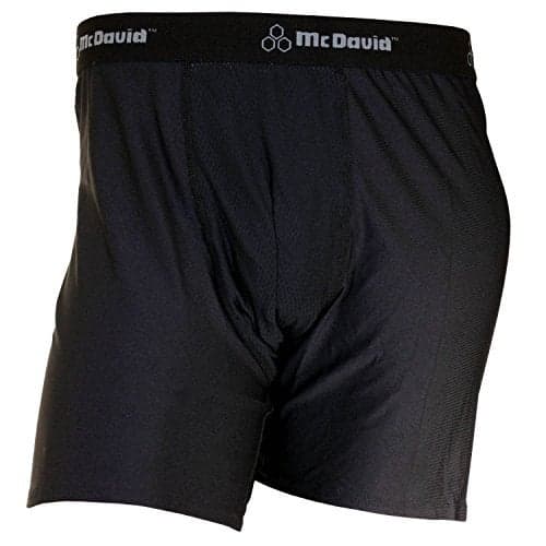 McDavid Performance Boxers with Flex Cup, X-Large, Black