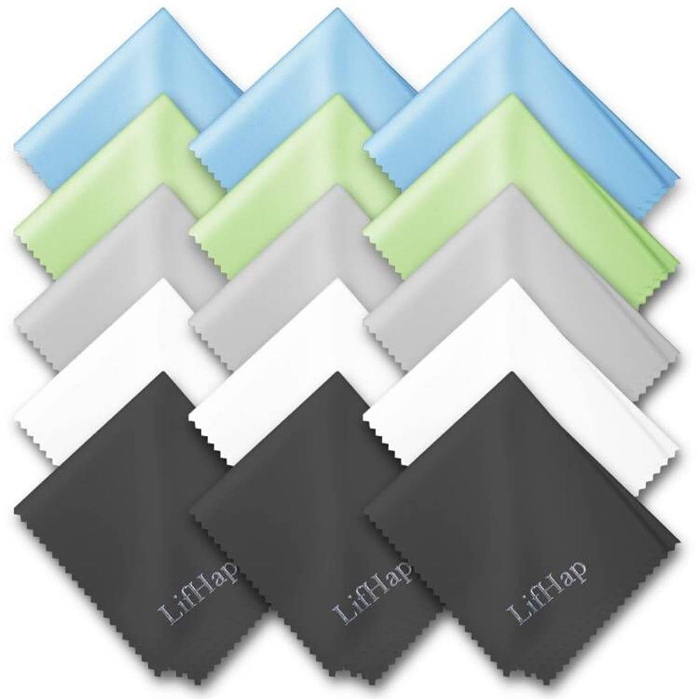 15 Pack Glasses Cleaning Cloths Glasses Eyeglass Cleaner WipesLens Cleaning Wipes for Mobile Phones Watches Screens and All Delicate Surfaces7 x 6