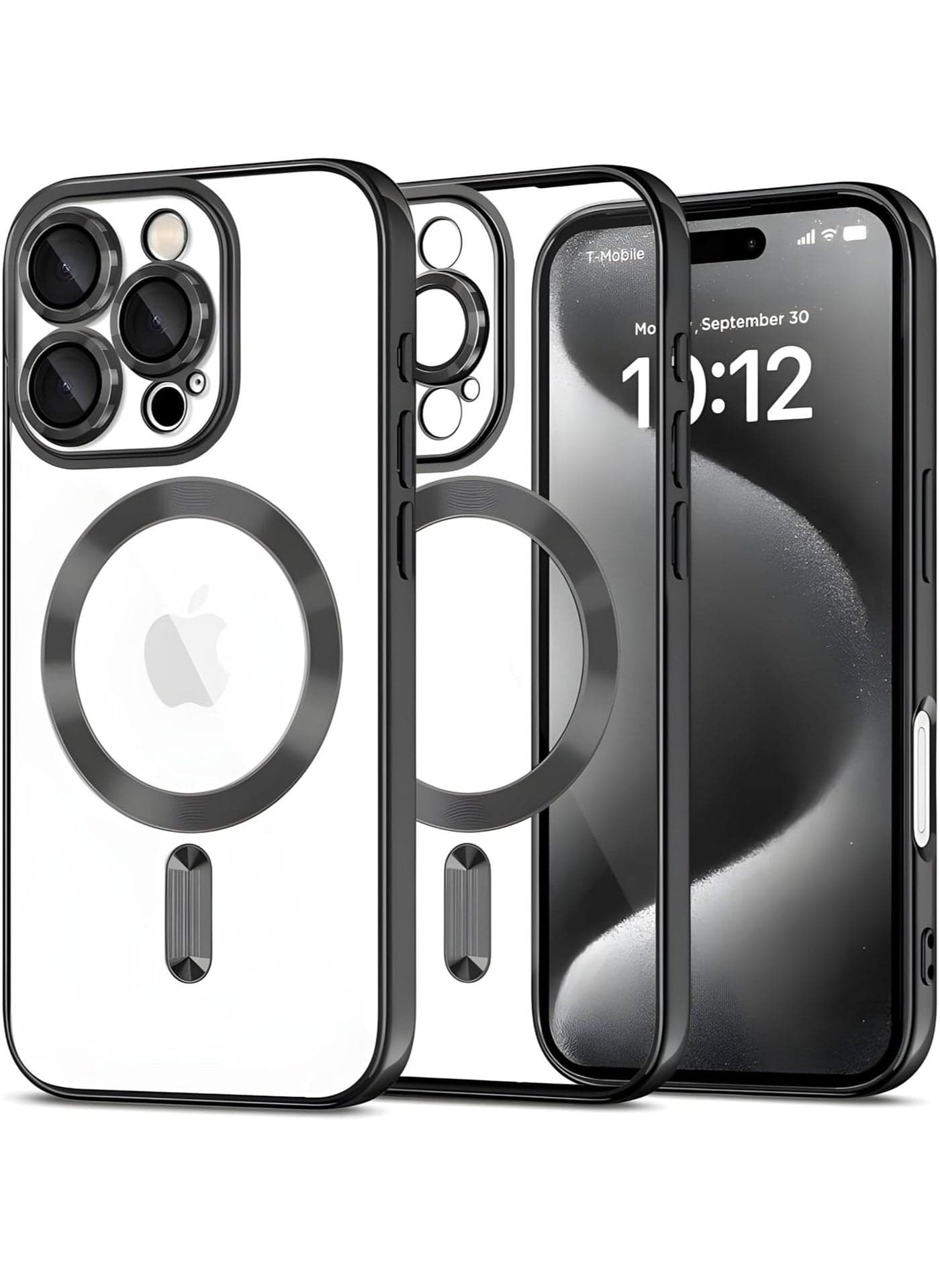 iPhone 16 Pro Case with MagSafe - Ultimate Shock Protection & Scratch Resistance (Shiny Black)
