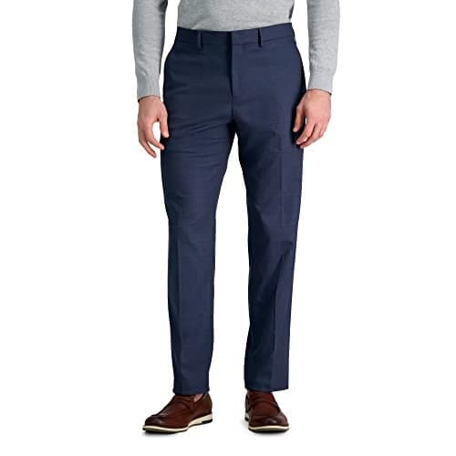 J.M. Haggar Mens Windowpane Tailored Fit Suit Separate Pant