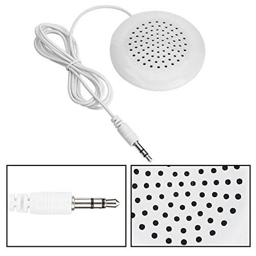 3.5mm White Mini Stereo Sound Music Speaker for iPod & Touch & MP3 & MP4 & CD Player & GB