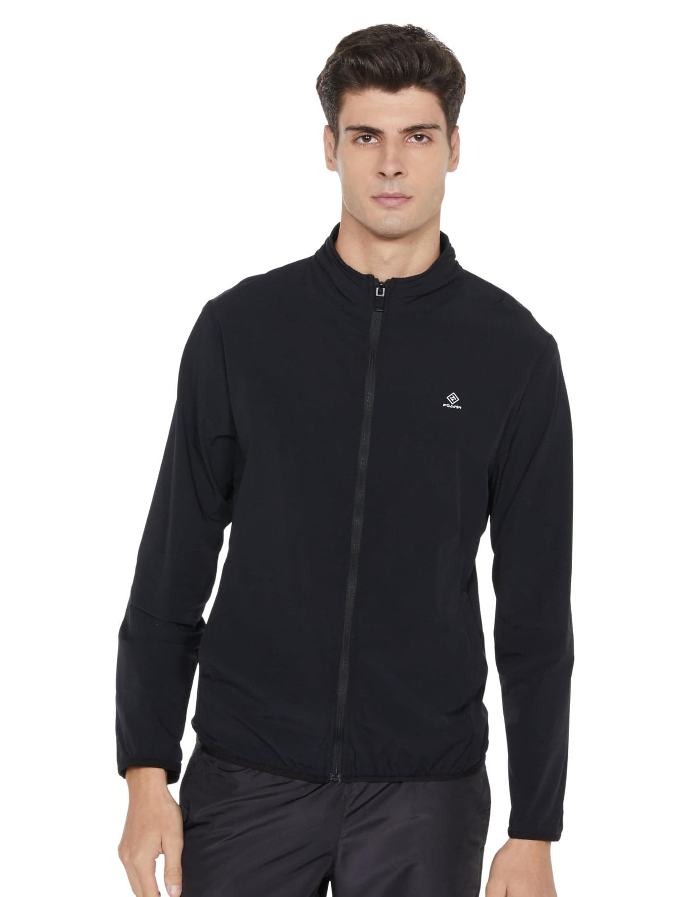 Qube By Fort Collins Men's Packable Windcheater Jacket - Lightweight Windproof Travel Windbreaker for Men