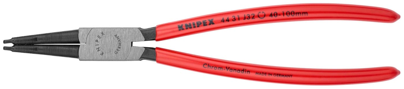 KNIPEX Internal 45 Angled Snap Ring Pliers-Forged Tips