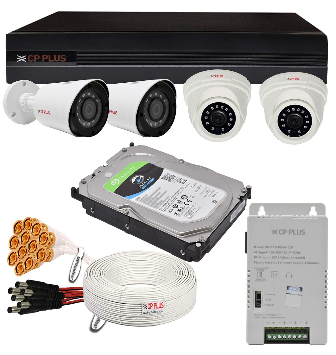 CP Plus Wired 1080p FHD 2.4MP Security Camera