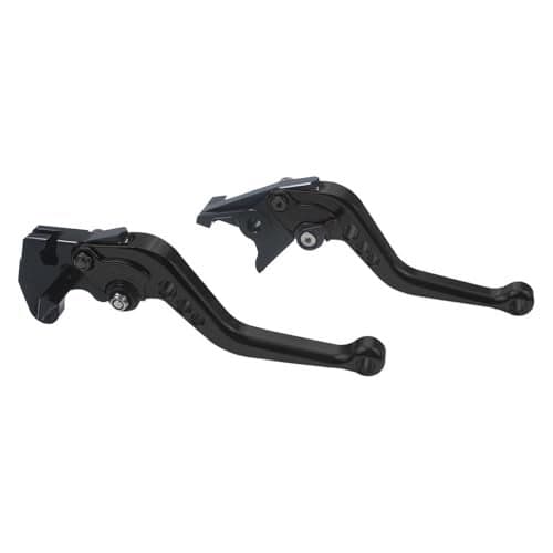 Adsspro CNC Motorcycle Brake Clutch Levers Short Adjustable for GSXR600 9703 GSXR750 9603GSXR1000 0104GSR600 0611 GSXS750 1121SV650 SV650X 1621DL650 1121GSX250R 1820Black